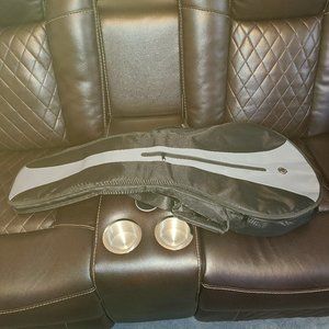 Vorson Nylon Oxford Series Acoustic Guitar Bag Black Silver Stripe